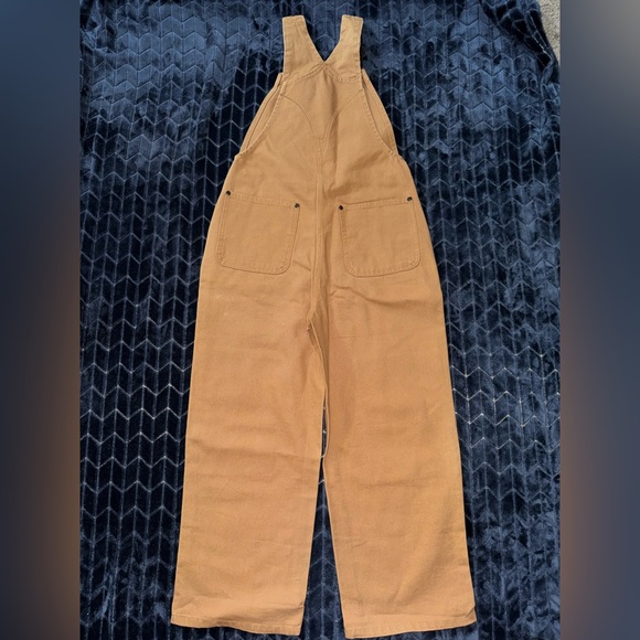 Carhartt Overalls Bibs Double Knee Kids Youth Chore Workwear Farm Utility Sz 10 - Picture 8 of 14